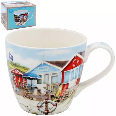 Buy  Official Sandy Bay Seaside Fine China Breakfast Coffee Mug Cup New In Gift Box • 8.95£