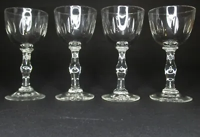 Buy Antique 19th Liqueur Glass Set 4 Sweden Handmade Collectible Serving Glasses   • 28.46£