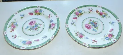 Buy Vintage Tuscan China Rh & SL Plant Lowestoft Pattern 2 X Dessert Plates 1940s • 10£