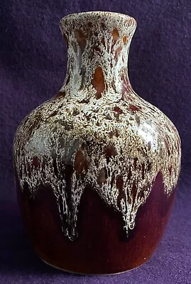 Buy Honeycomb Glazed Vase Vintage Unusual Shape • 15£