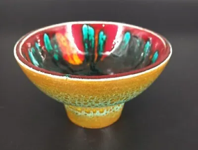 Buy Rare Poole Pottery Decorative Bowl With Unique Glaze • 50£