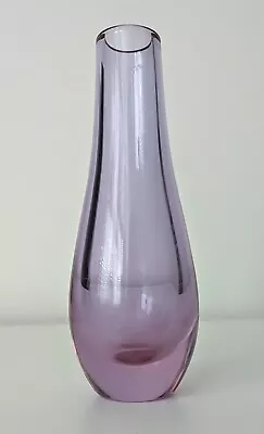 Buy CAITHNESS Elegant Pale Amethyst Glass Vase (19cms). VGC. • 8.95£
