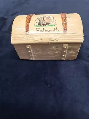 Buy Vintage Manor Ware Casket Marked Falmouth 3 In Tall • 10.55£