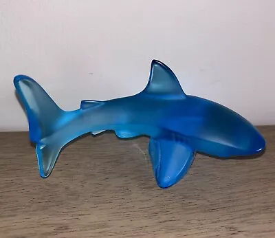 Buy Exclusive Lalique Glass Shark 🦈 Made For Atlantis Hotel Paradise Island Bahamas • 200£