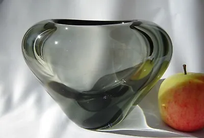 Buy Holmegaard Vintage Art Glass Heart Vase Designed By Per Lutken Signed 1960 • 120£