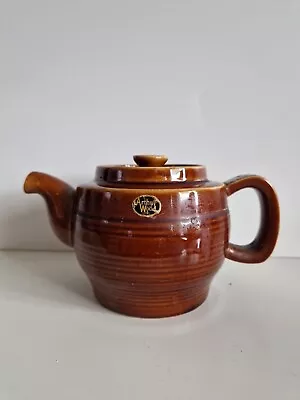 Buy A Small Vintage Collectable Brown Glazed Teapot By Arthur Wood, England • 0.99£