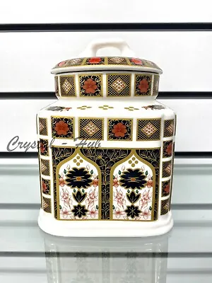 Buy Crown Derby Canister Imari Air Tight Storage Jar Container Fine Bone China • 34.99£