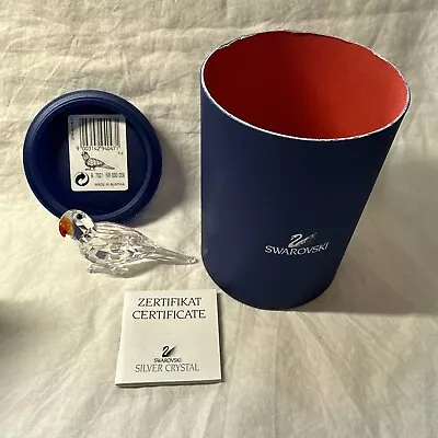 Buy Swarovski Crystal PARROT STANDING 7621 009 Bird Mint Rare Boxed Retired • 24.99£