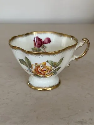 Buy Hammersley England Tea Cup Large Cabbage Roses And Gold 3465 • 19.17£