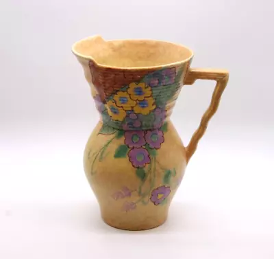 Buy BESWICK WARE Large Vintage 1930s Art Deco Vase Orange Hand Painted Flowers • 4.99£