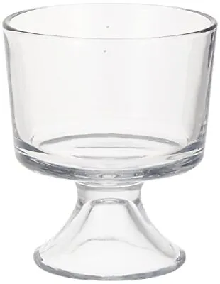 Buy Anchor Hocking Small Footed Clear Glass Trifle Dish Pudding Sweet Desert 80625R • 9.95£