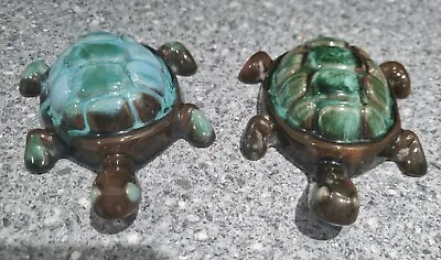 Buy Vintage Candanian Blue Mountain Pottery Set Of Small Tortoise Turtle Terrapin... • 7.99£