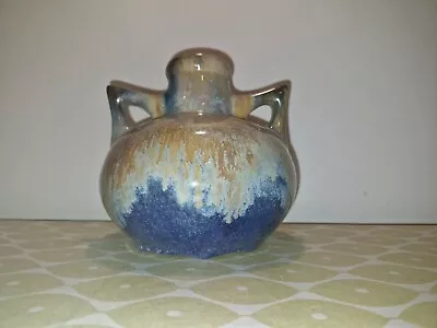 Buy Studio Pottery Twin Handled Vase Ruskin Style Umarked  • 18£