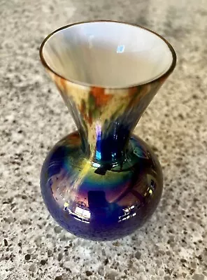 Buy Antique Vase C1919 Wilhem Kralik Bohemian Bud Glass Iridescent Czech Gorgeous! • 119.15£