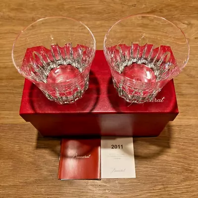 Buy Baccarat Pair Lowball Glass Limited Edition Etna 2011 • 91.52£