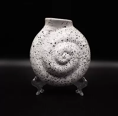 Buy Art Pottery Speckle Glaze Hanging Wall Pocket Vase • 8.50£