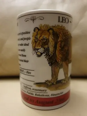Buy Dunoon Zodiac Mug Leo The Lion Fine Stoneware July August Birthday • 13.50£