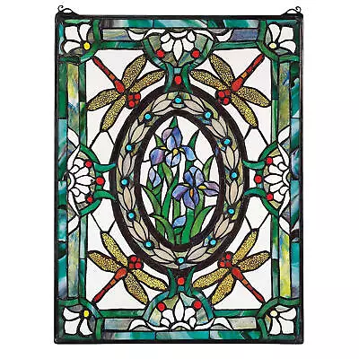 Buy Stained Cat Panel Glass Window Hanging Wall Decor Home Ornaments Parrot Cat  • 10.89£
