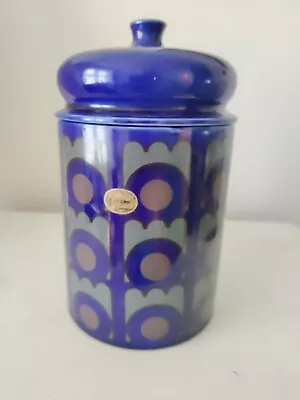 Buy Arthur Wood Kitchen Storage Jar Blue Vintage • 11£