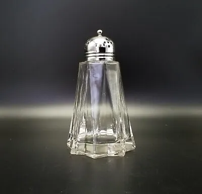 Buy Vintage Czech Clear Glass Star Shaped Sugar Shaker • 7.99£