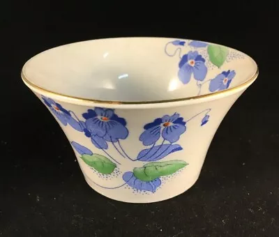 Buy Vintage Colclough Blue Pansies 4212 Pattern Sugar Bowl • 4.99£