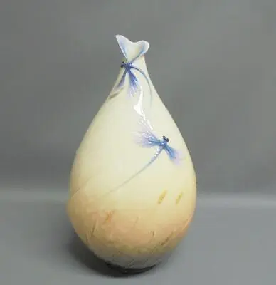 Buy Dragonfly Vase By Designer Jen Woo Signed With Seal, Franz Porcelain Collection  • 100£