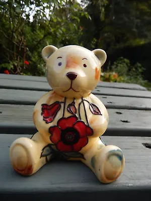 Buy Old Tupton Ware Poppy Sitting Bear, Hand Painted • 11£