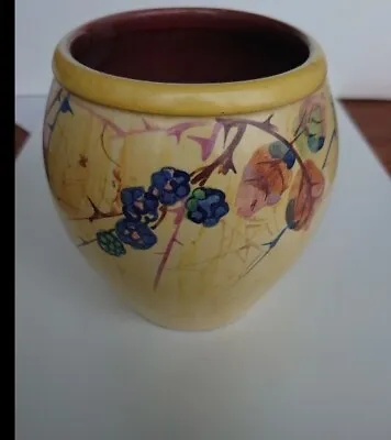 Buy C H BRANNAM Pottery Vintage Arts & Crafts  Vase 13cm X 13cm • 29£