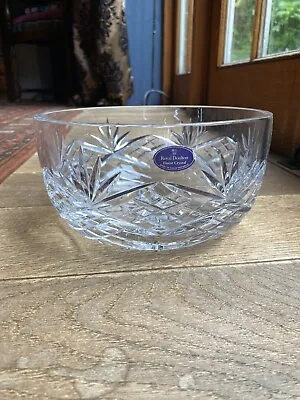 Buy Beautiful Royal Doulton Finest Crystal  Bowl 8’'Heavy Vintage Bowl • 30£
