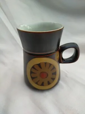 Buy Vintage Denby Arabesque Brown Art Studio Pottery Small Mug 10cm Tall • 6£