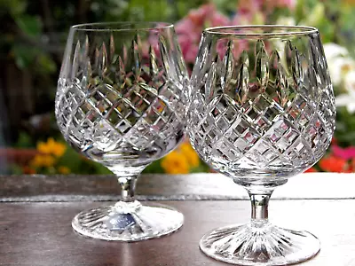 Buy Stuart Crystal Shaftesbury Brandy Glasses Set Of 2 Mint Signed • 45£
