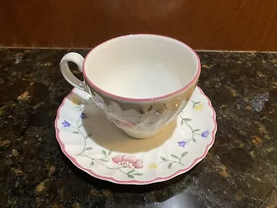 Buy Vintage Johnson Brothers Summer Chintz Coffee Tea Cup & Saucer • 18.25£