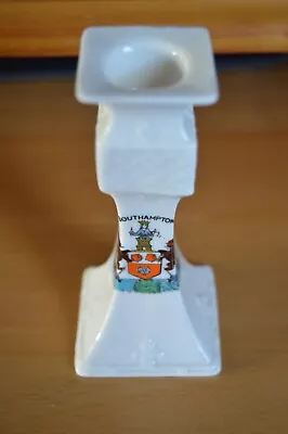 Buy Crested China - Candle Stick - Coat Of Arms For    Southampton   • 2.99£