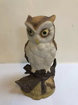 Buy Beautiful Vintage German Pottery Owl 8  Tall.. Crown Over A • 8£