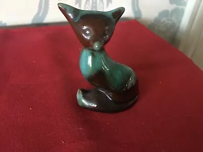 Buy Miniature Blue Mountain Pottery Fox Ornament/figure • 6£