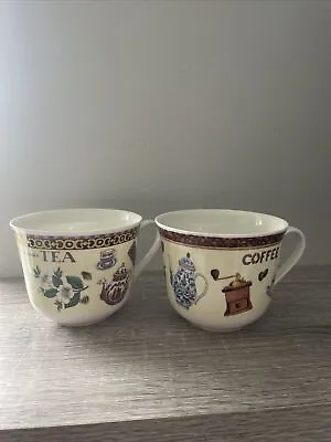 Buy Roy Kirkham Large Fine Bone China Tea & Coffee Mug Set Of Cups - 1998 - UK Made • 20£