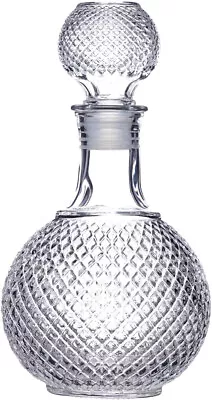 Buy BarCraft Whisky And Brand Decanter, Cut Glass, Stopper With Silicone Seal, 1L • 14£