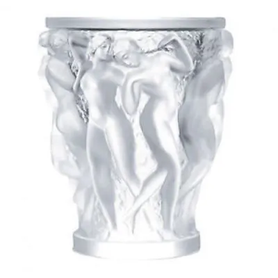Buy Lalique Crystal, Bacchantes Crystal Vase, Clear, Height 9.45  Code  1220000 • 3,900£