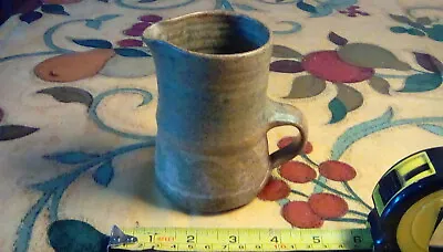 Buy Early David Frith Studio Pottery Stoneware Speckled Glaze Milk Jug. 11cm Tall. • 18£