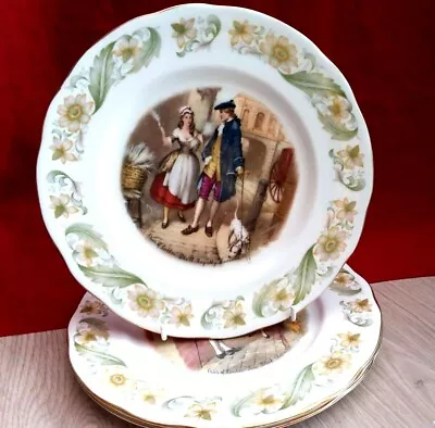 Buy Duchess Bone China Greensleeves Diner Plates Cries Of London Collectible England • 18£