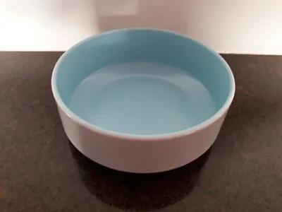 Buy Poole Pottery Twintone Sky Blue And Dove Grey Large Bowl 20cm • 25£