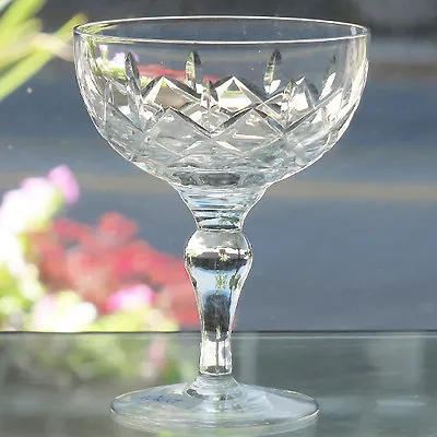 Buy REGENT Saucer Champagne 4.5  Tall NEW NEVER USED Stuart Crystal Made In England  • 75.86£