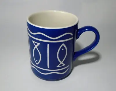 Buy Vintage Hornsea Pottery Oceana Blue Mug • 22.95£