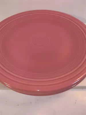 Buy PEONY Rose Pink HOMER LAUGHLIN FIESTA Dinner Plate 10.5  Preowned • 8.78£