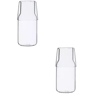 Buy  2 Sets Household Water Jug Juice Supply One Person Drinking Glass Teapot • 20.69£