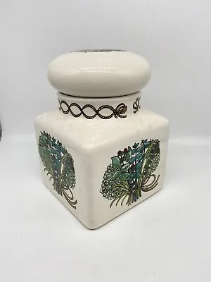Buy Taunton Vale Pottery Vintage Retro Bouquet Garni Storage Jar 1960/70s • 10£