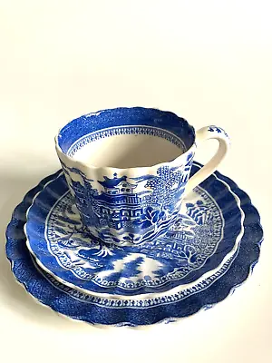 Buy Antique Spode China Blue & White Tea Trio Cup Saucer Plate Mandarin • 39£