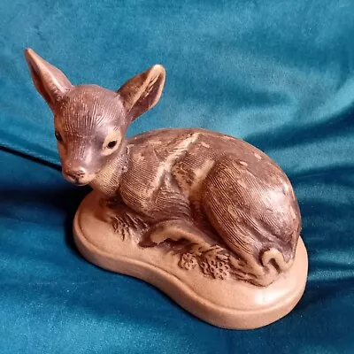Buy Poole Pottery Deer Fawn Figurine. • 5£