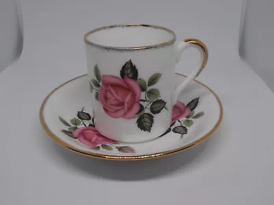 Buy Pretty Vintage Tuscan Fine English Bone China Demitasse Coffee Cup And Saucer • 4.99£