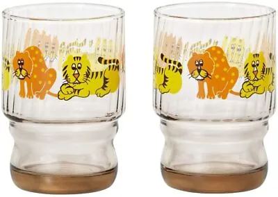 Buy ADERIA Glassware Retro Zoomate Water Cup Pair 235ml S-6342 Animal MADE IN JAPAN • 34.85£